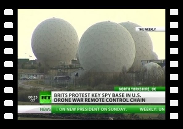 US 'intelligence war' triggers 'Occupy spy base' in UK